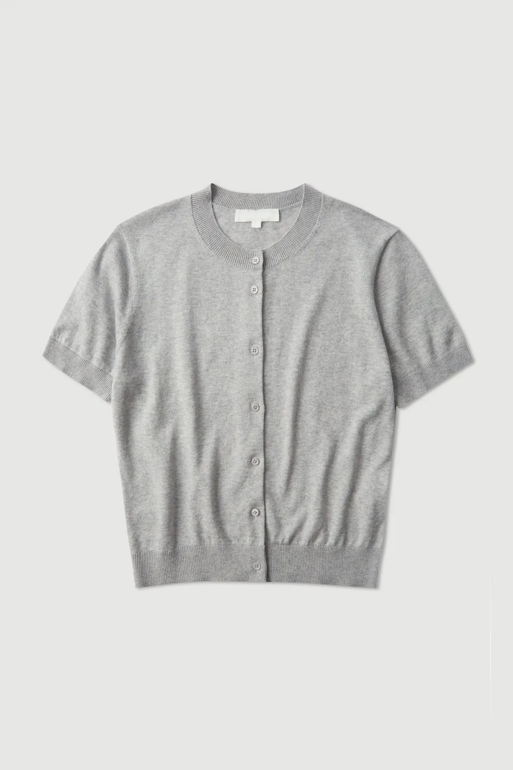 Short Sleeved Cardigan Wool Sweater