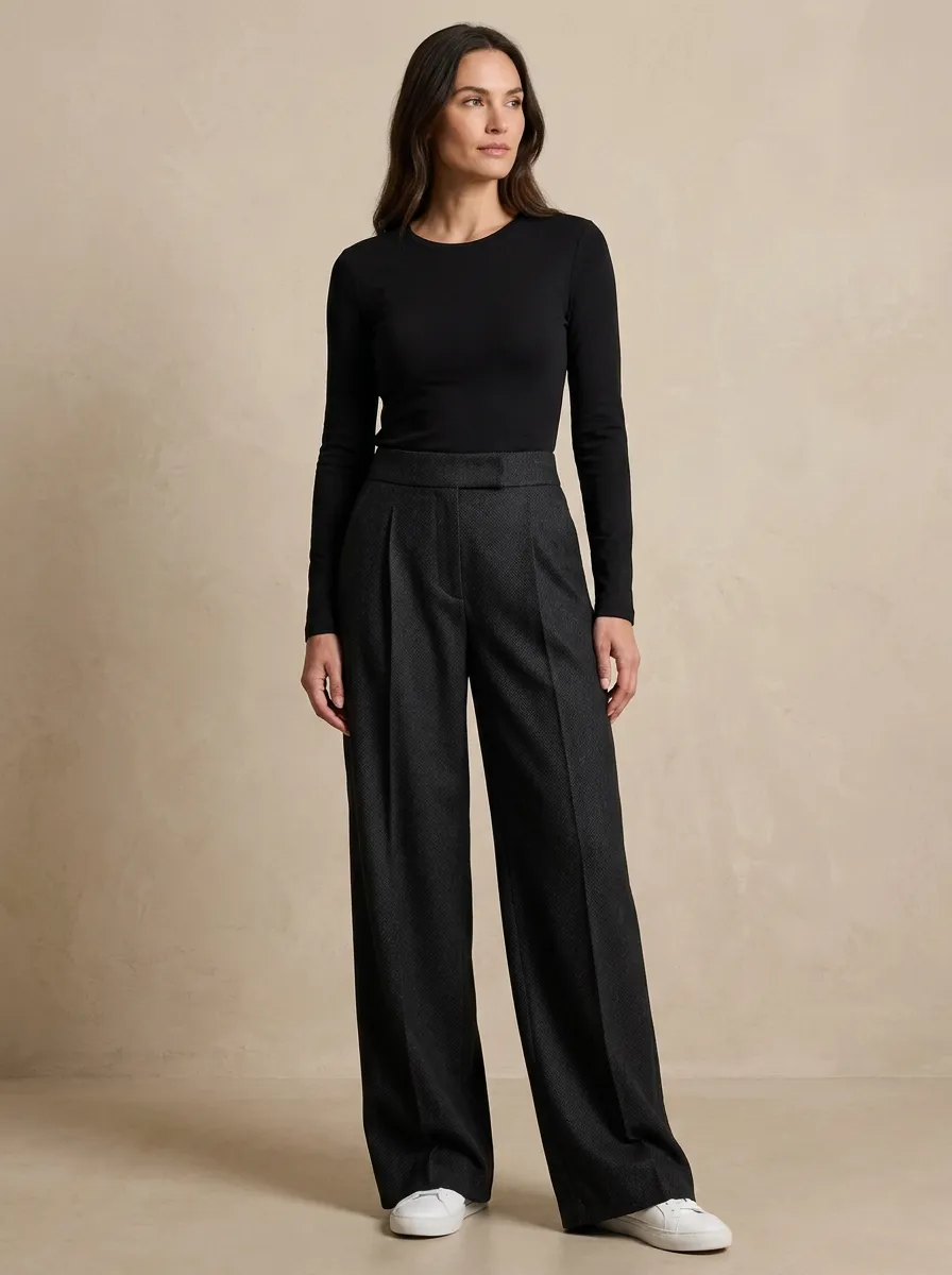 Women’s Flowy Printed Wide Leg Casual Pants