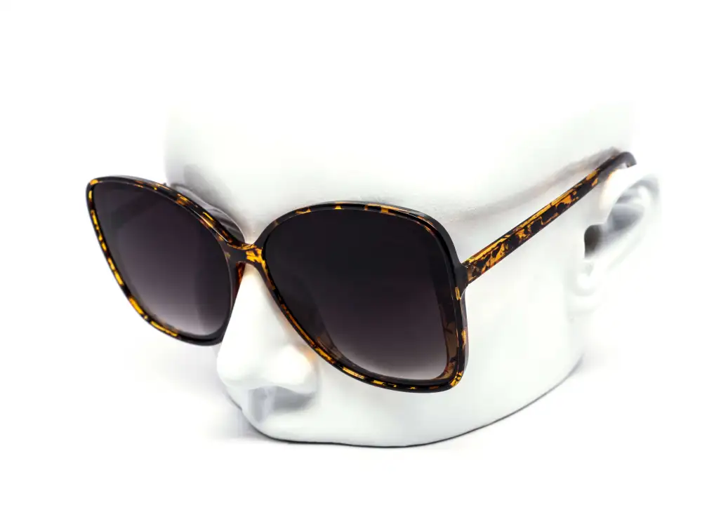 12-Pack Oversized Gradient Assorted Slim Sunglasses