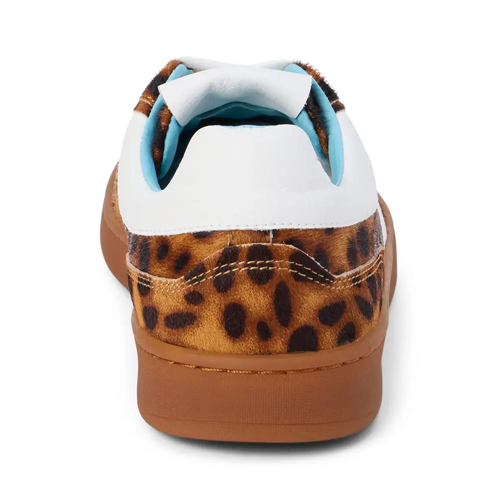 Retro Leopard Low Top Casual Sneakers