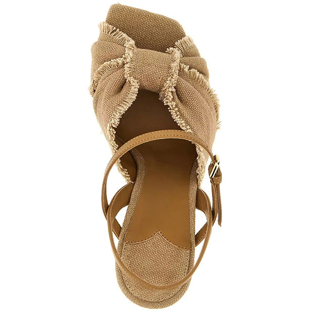 Seraphina Square Toe Chunky Heel Sandals