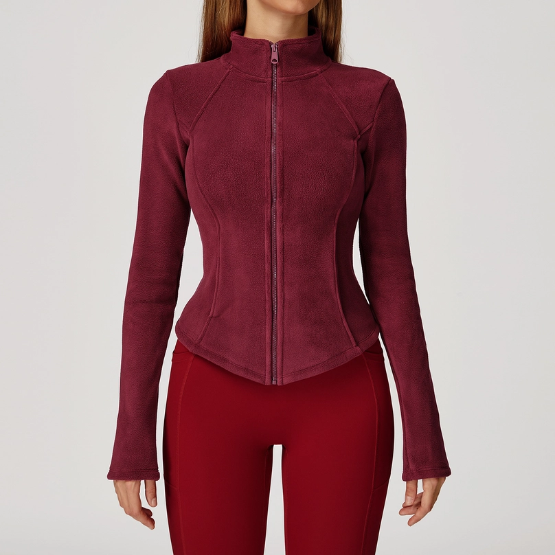 High Collar Full-Zip Jacket