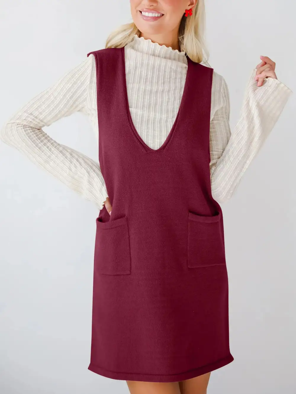 Sleeveless Knit Midi Dress