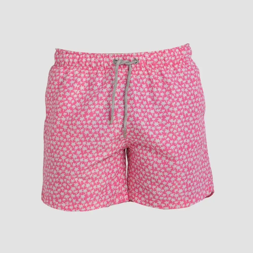 Pink Palm Swim Shorts