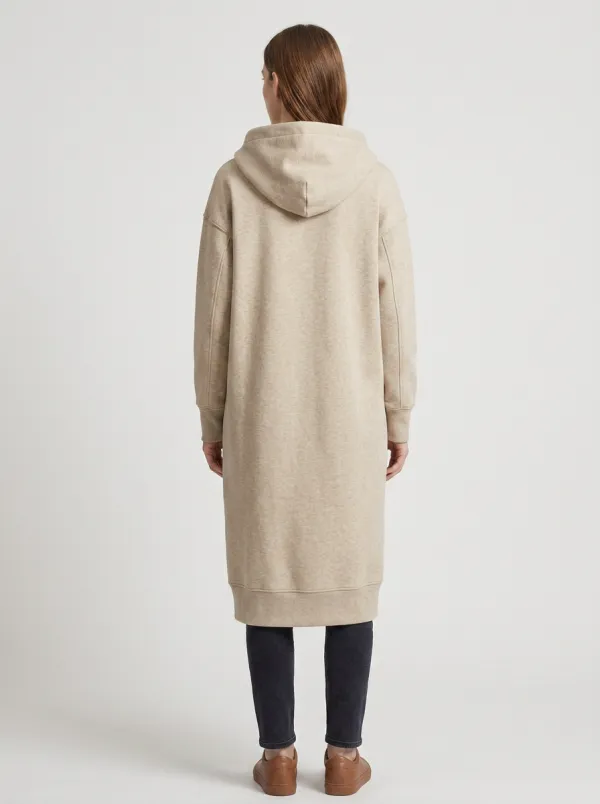 Travel-Ready Long Hooded Coat