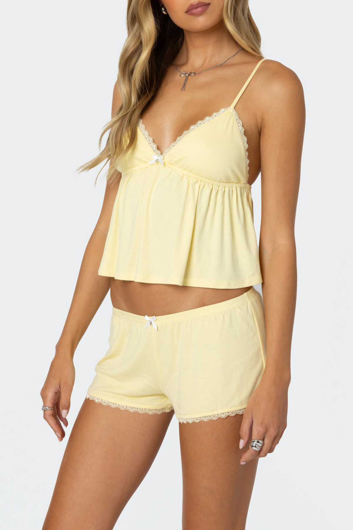 Lace Babydoll Tank Top