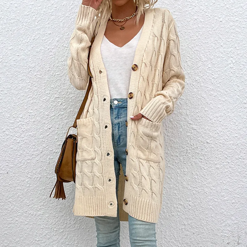 Women's knitted jacket sweater