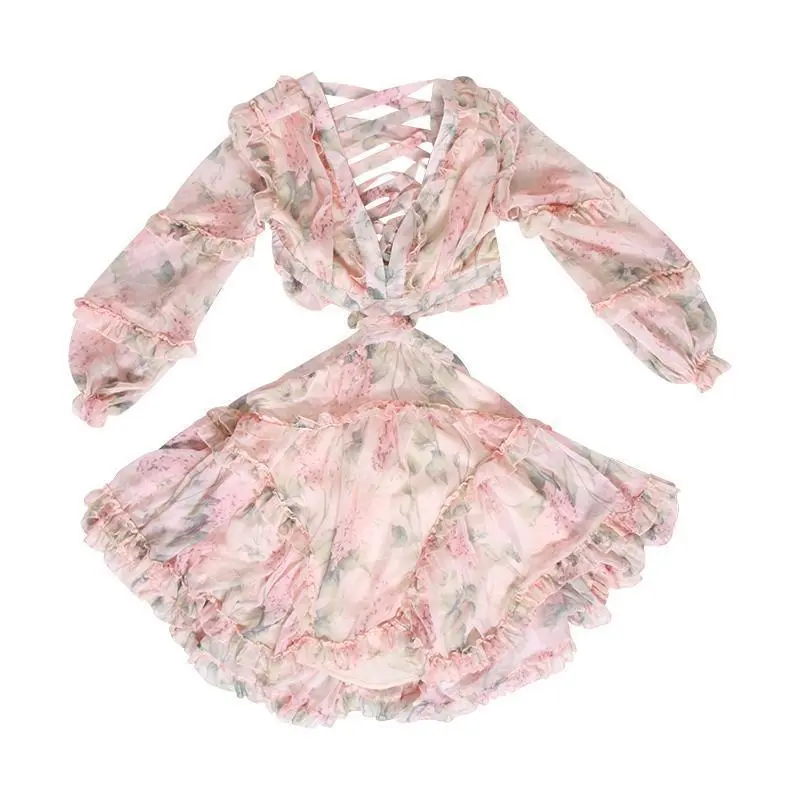Cross Backless Sexy Chic Mini Dress