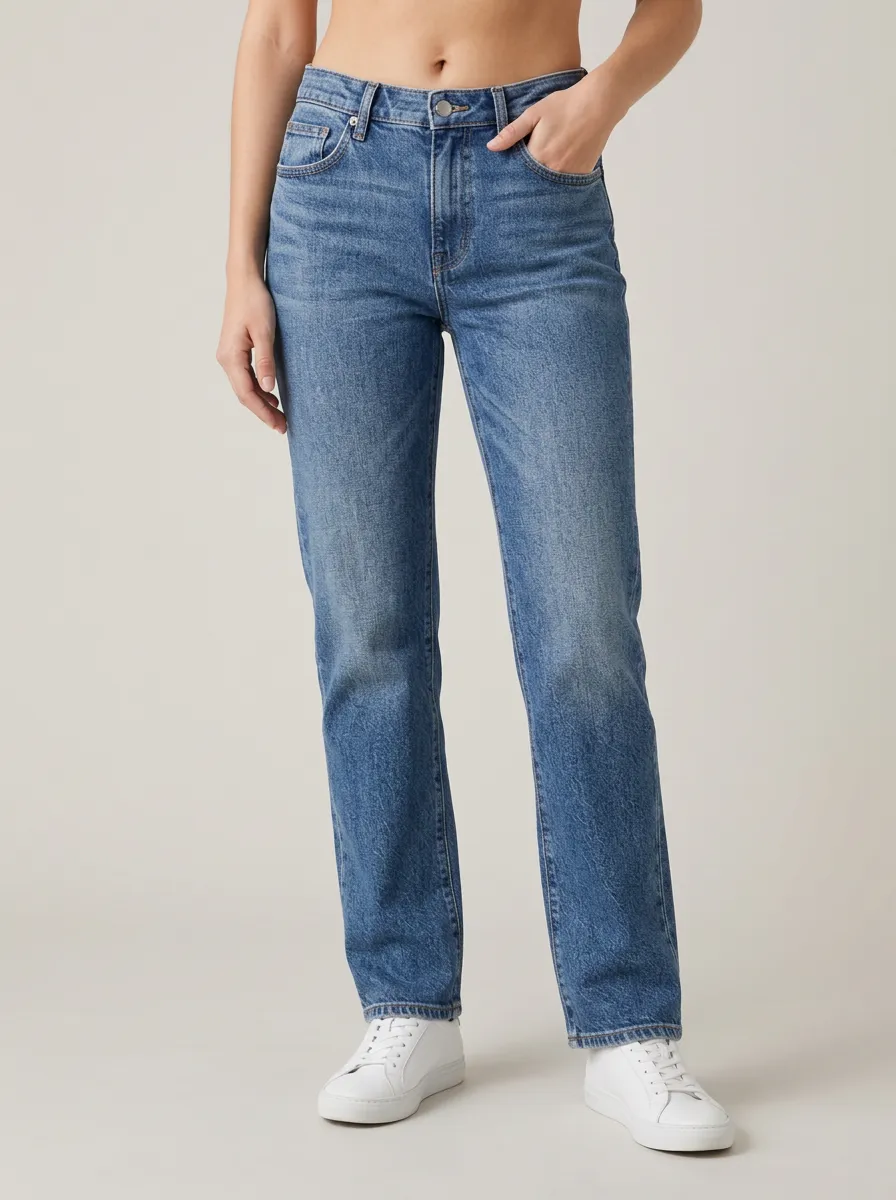 Streamlined Relaxed Fit Denim Jeans