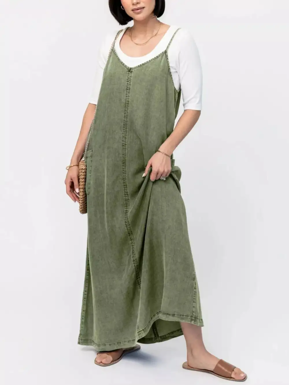 Denim Maxi Dress