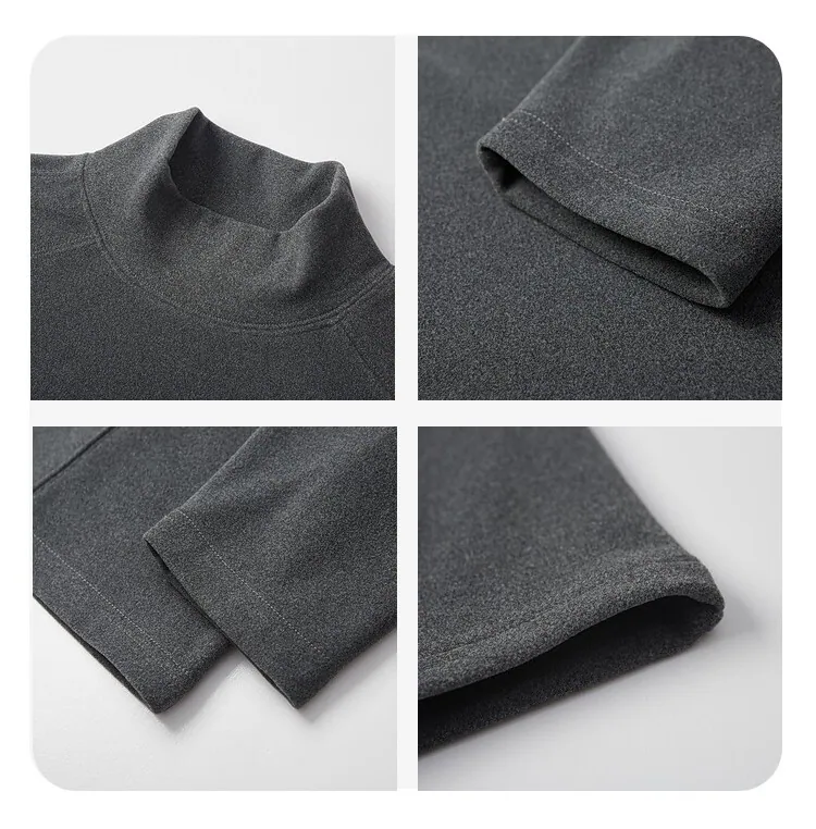 Half-Turtleneck Thermal Fleece Top