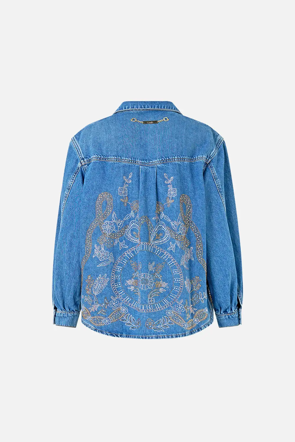 Of Lace Long Line Shirt