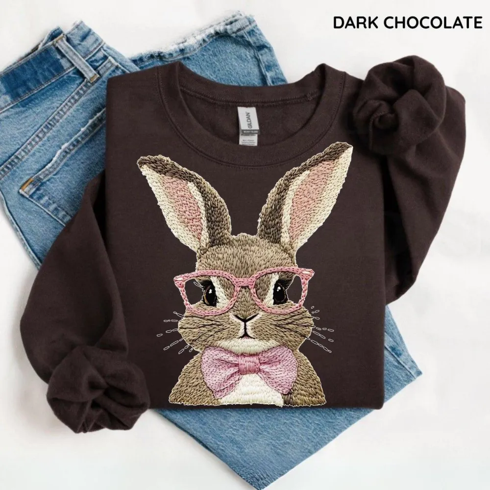 Retro Easter Bunny Sweatshirt