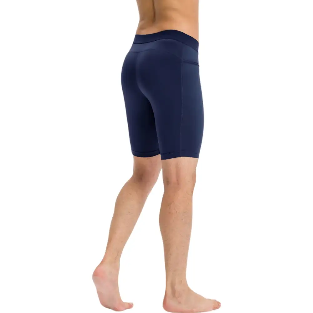 Compression Side-Pocket Stretch Men's Biker Shorts