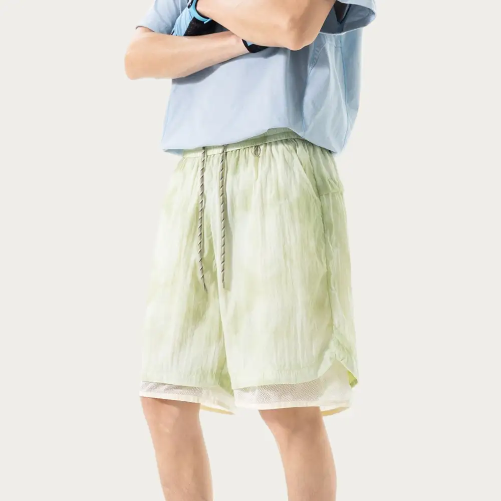 Drawstring Lightweight Mesh Men's Athletic Shorts