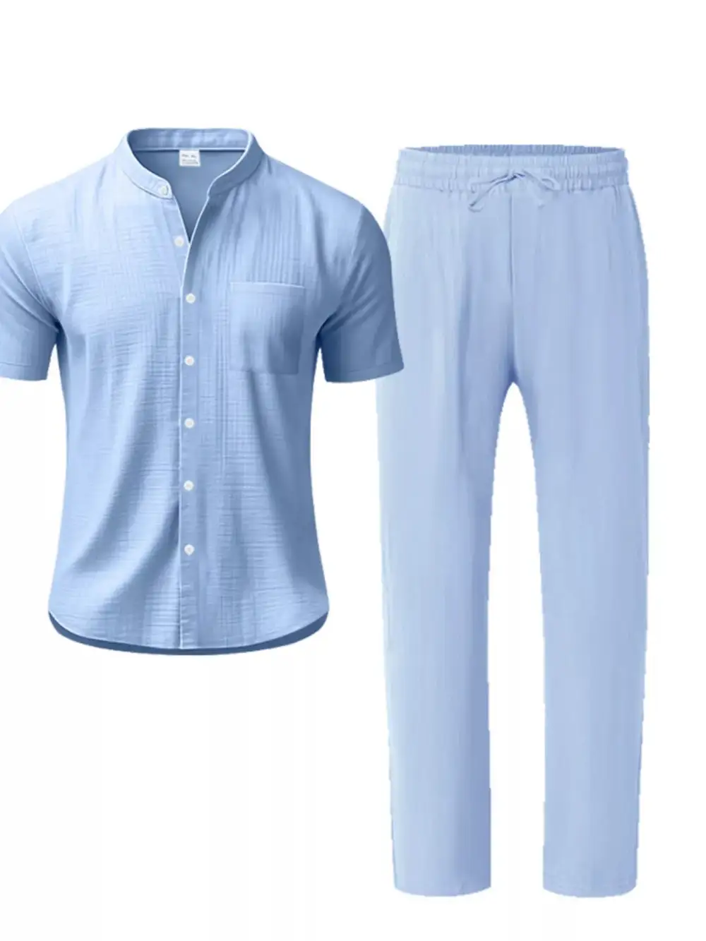 Men's Full Size Casual Button Up Short Sleeve