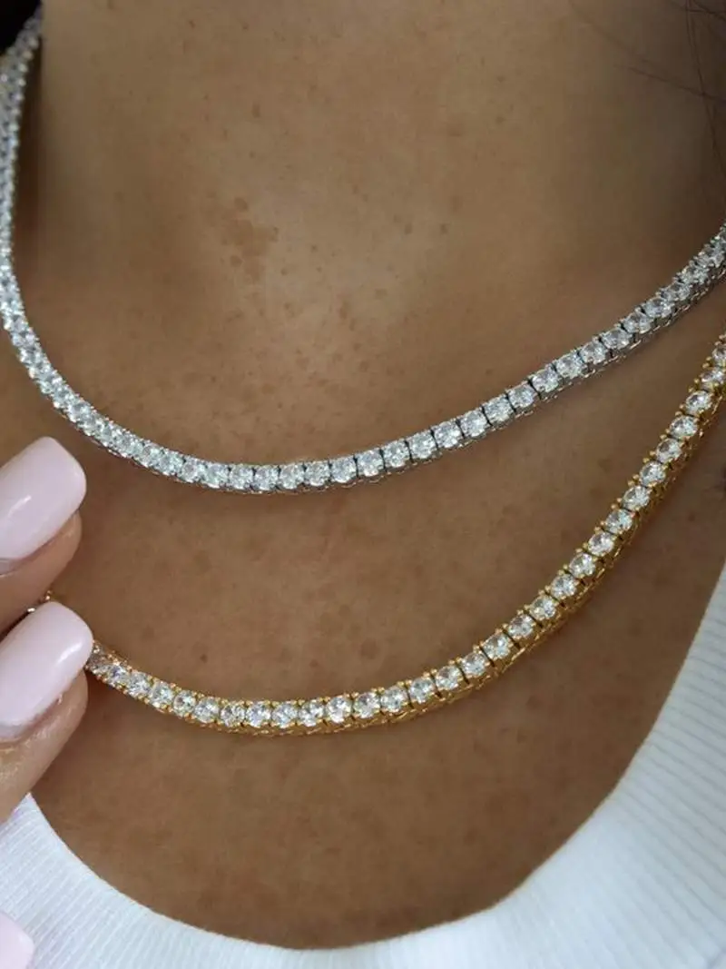 Polished Riviere Necklace