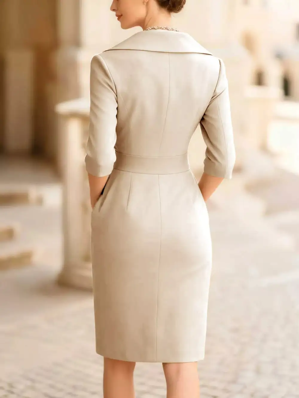 Relaxed Shape Long Sleeve Dress