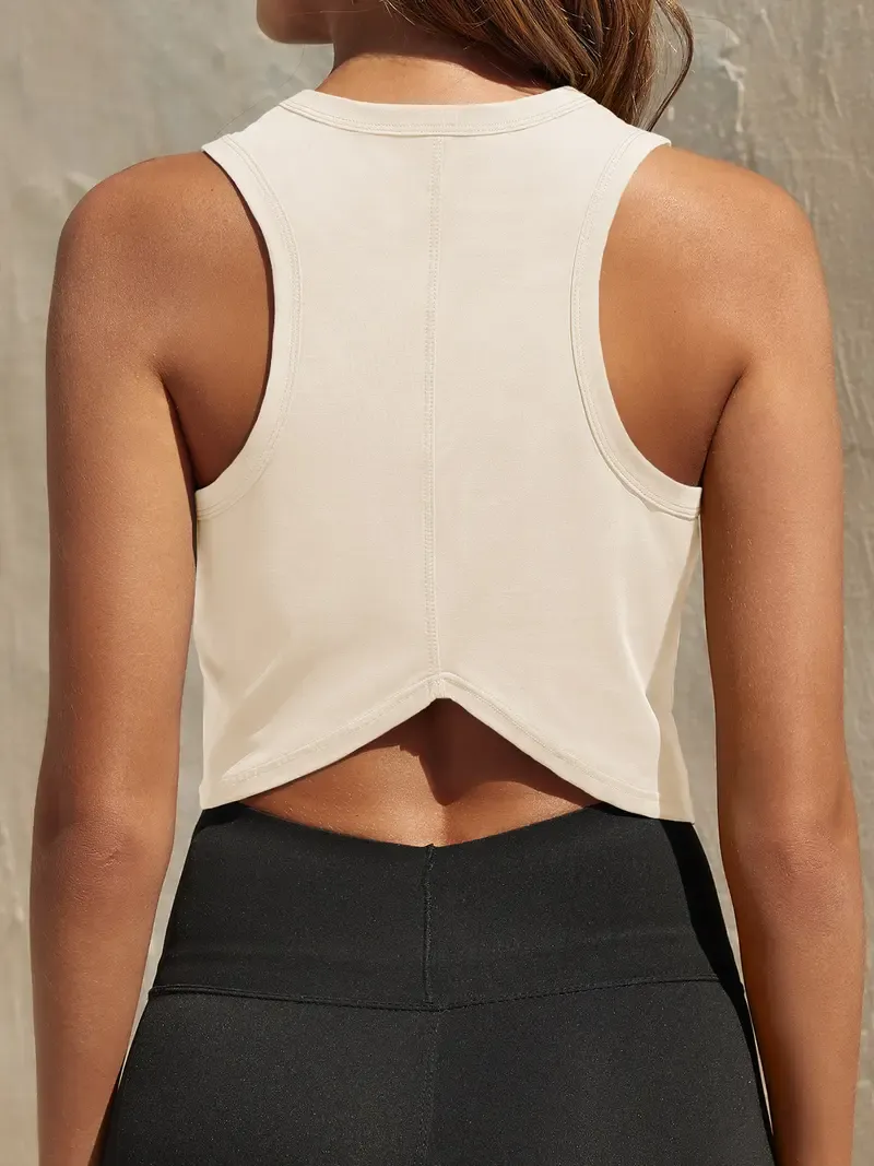 Women's Workout Cropped Tank Tops
