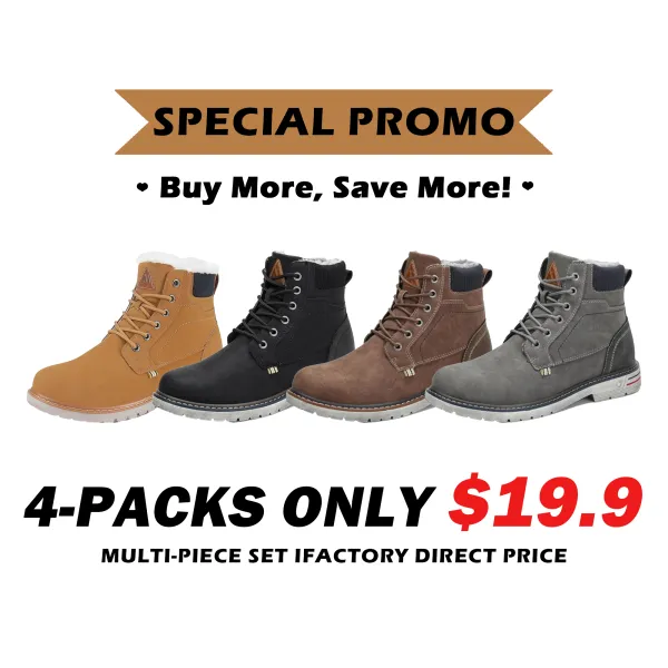 Mishansha Men's Women's Waterproof Snow Boots Winter Trekking Hiking Boots with Warm Fur Lining, Anti-Slip Sole, Insulated Outdoor Cold Weather Booties