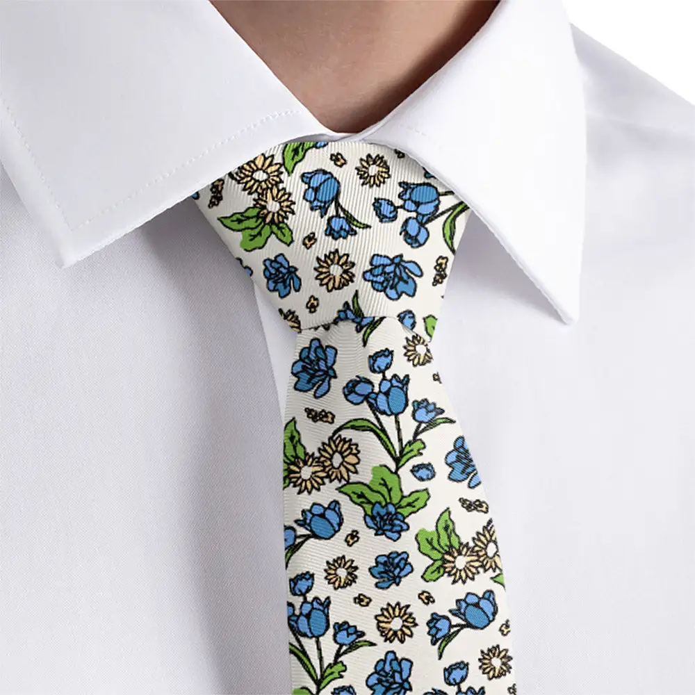 Elegant Floral Style Necktie