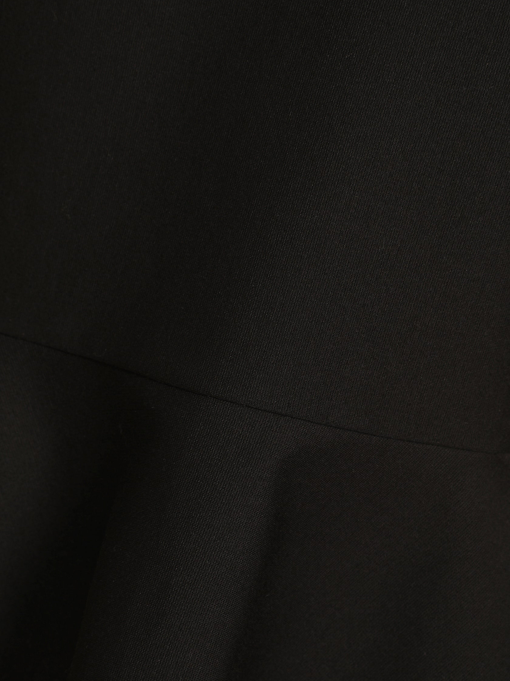 Black Off-The-Shoulder Midi Dress