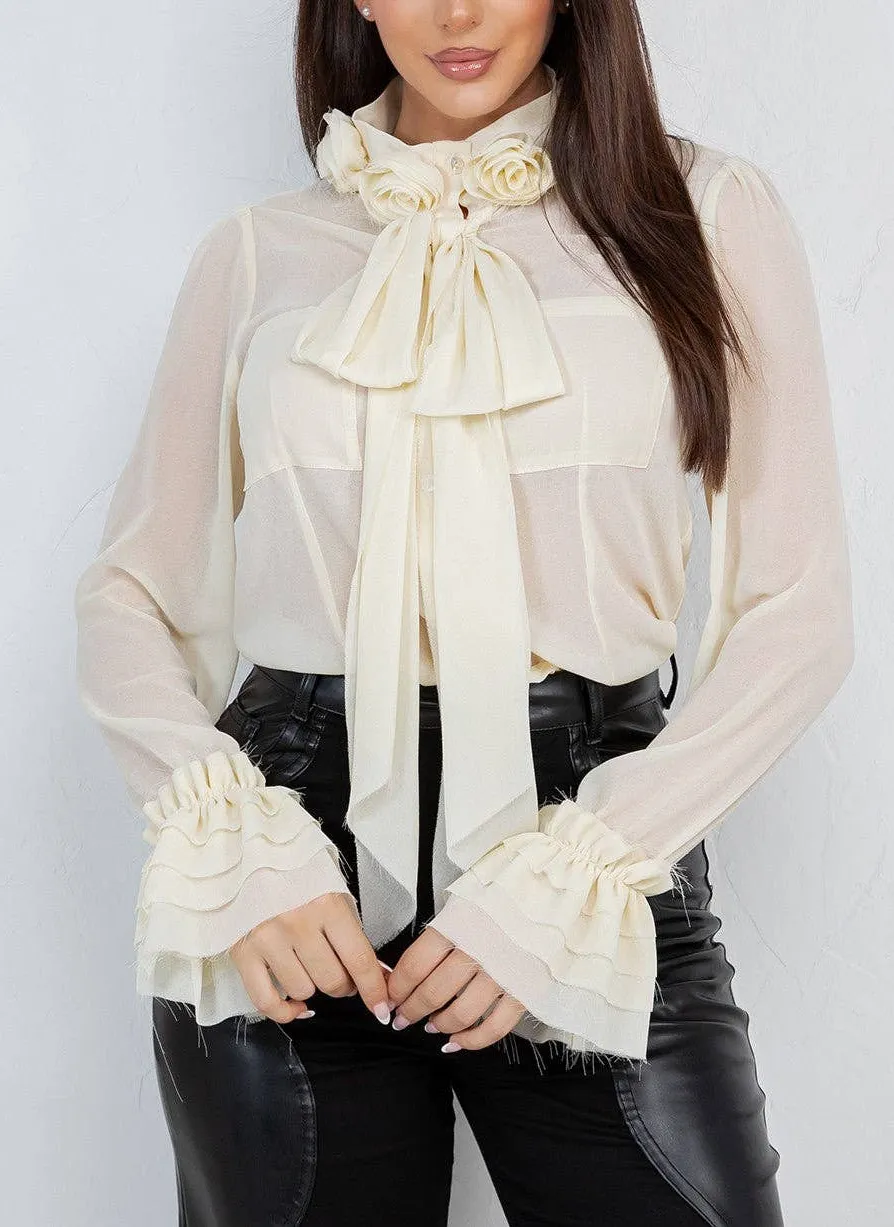 Floral Long Sleeve Blouse
