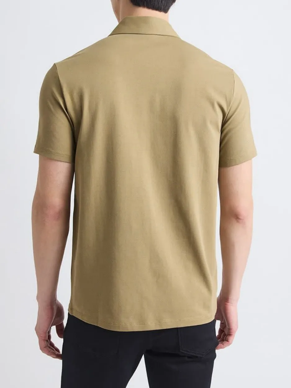 Olive Short Sleeve Polo Shirt