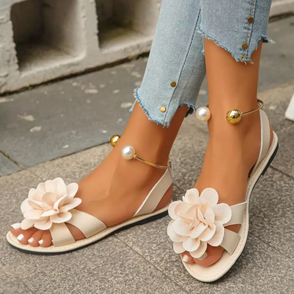 Flower Open Toe Sandals