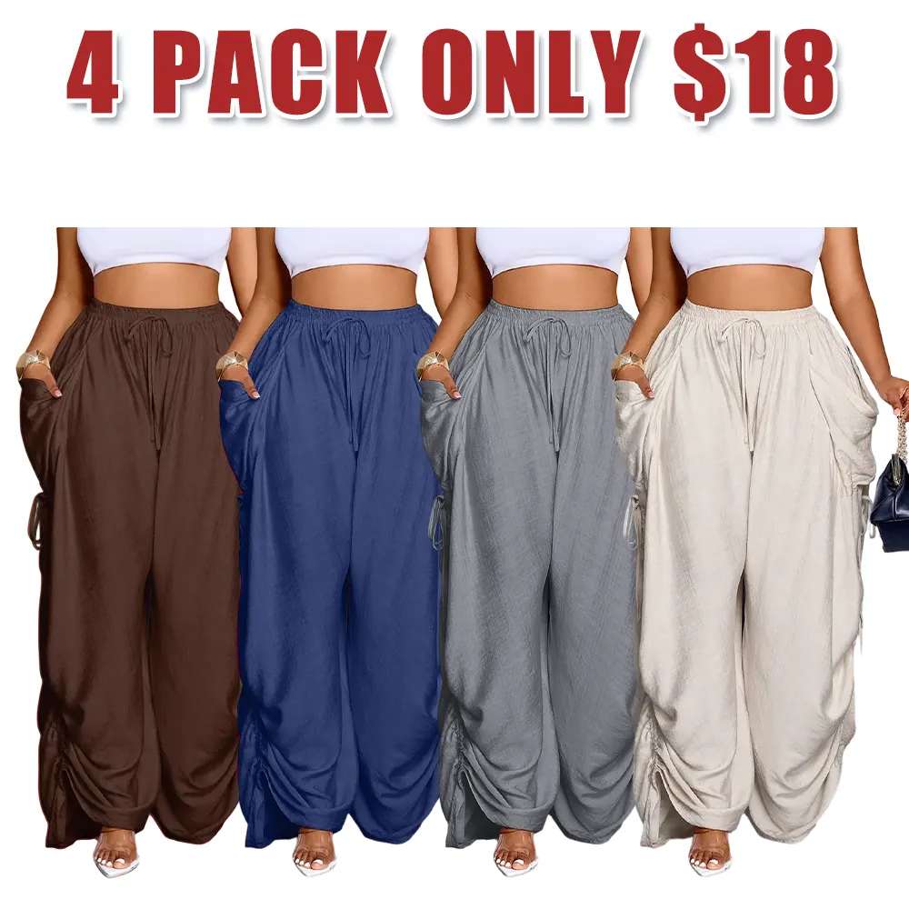 Women's Casual Loose Wide-Leg Pants