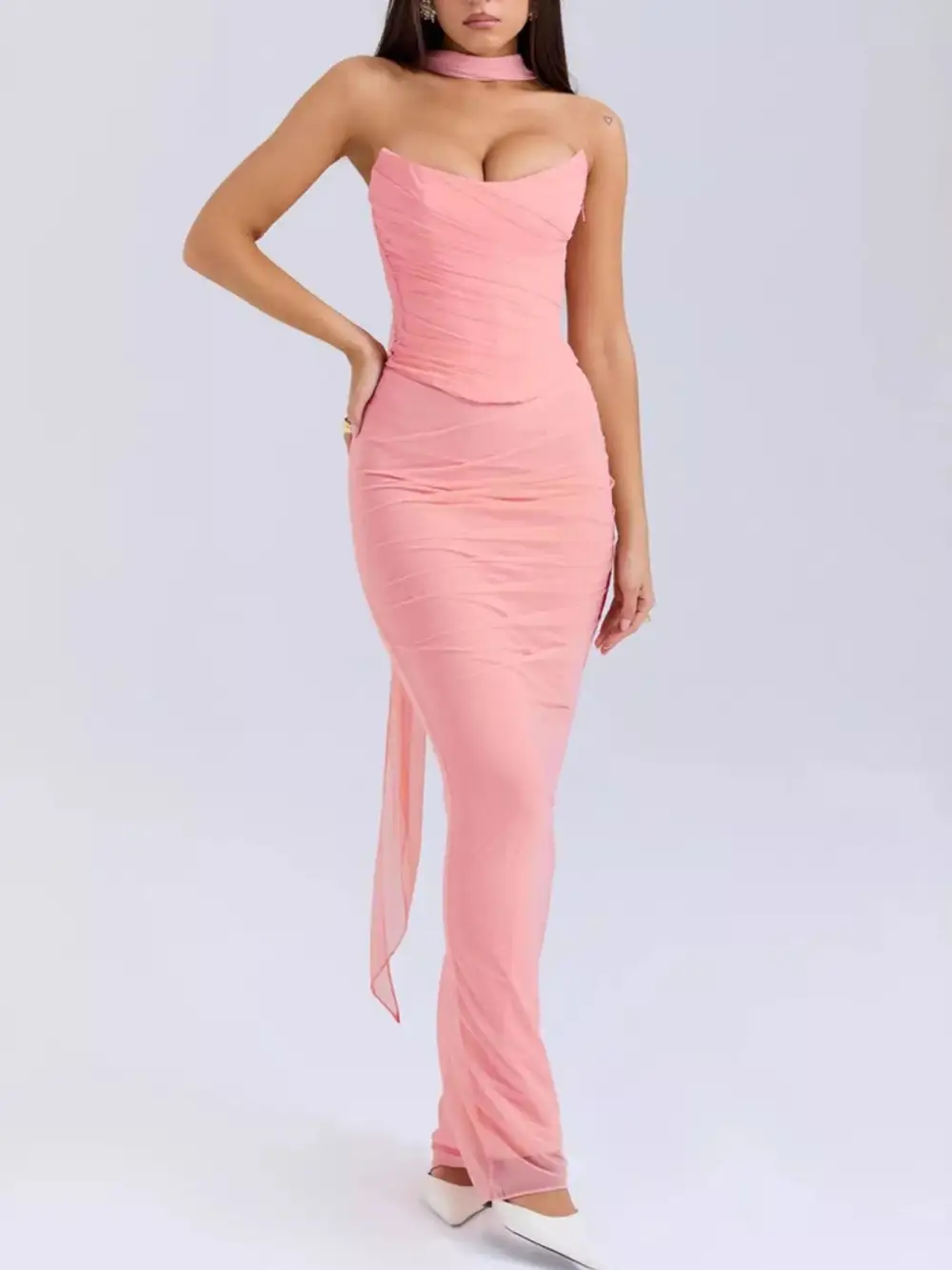 Tube Top and Maxi Skirt Set