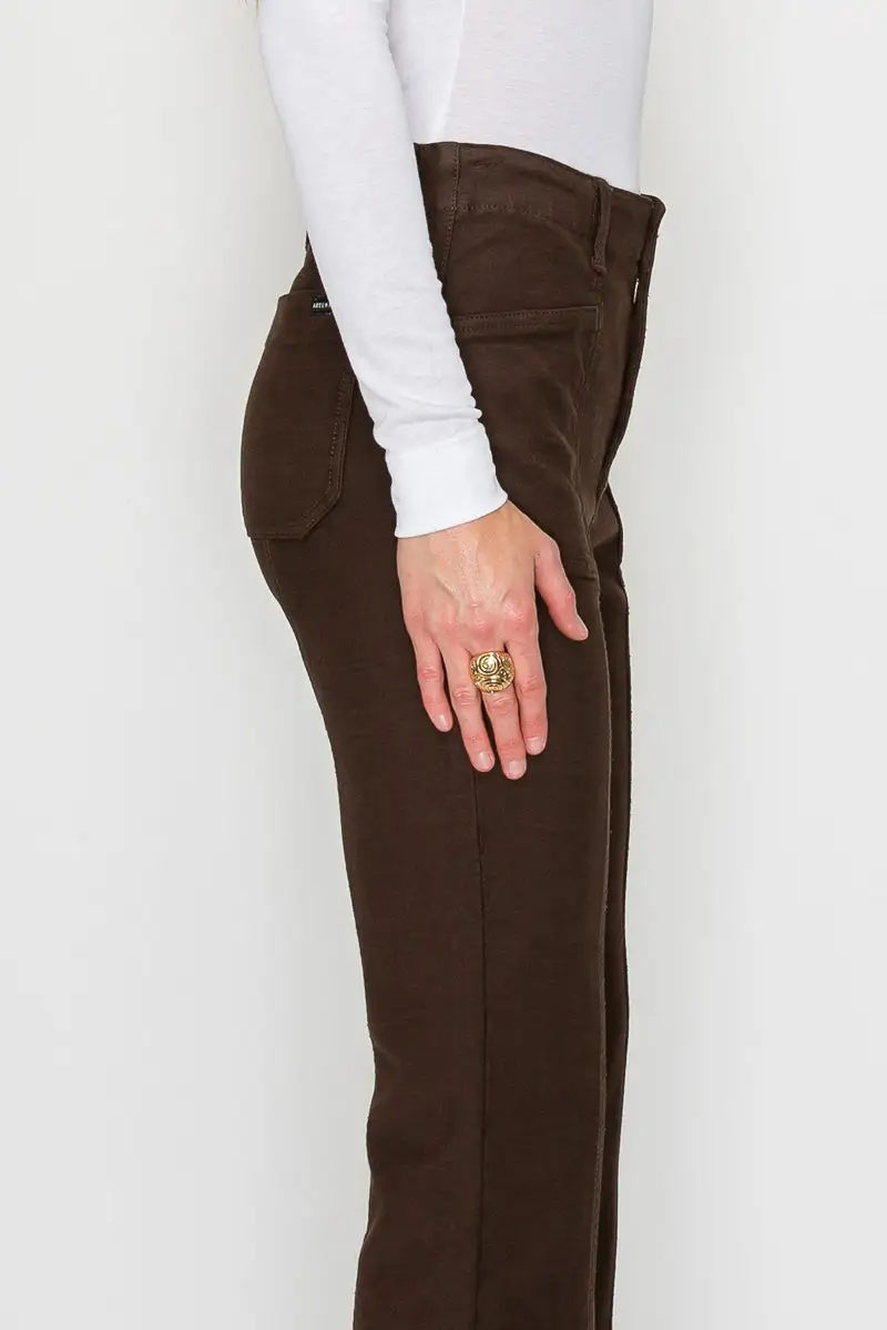 Everyday High Rise Bootcut Raw Hem Denim Jeans