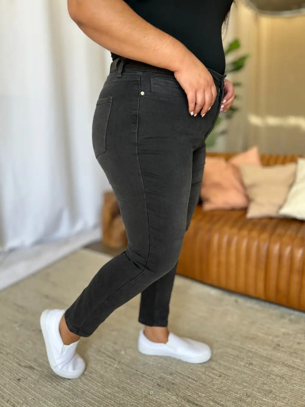 Classic High Waist Skinny Denim Jeans