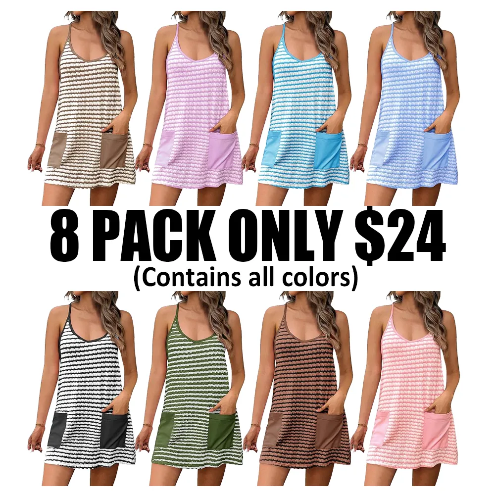 Women's Summer Mini Dress-🔥8-Pack - Only $24