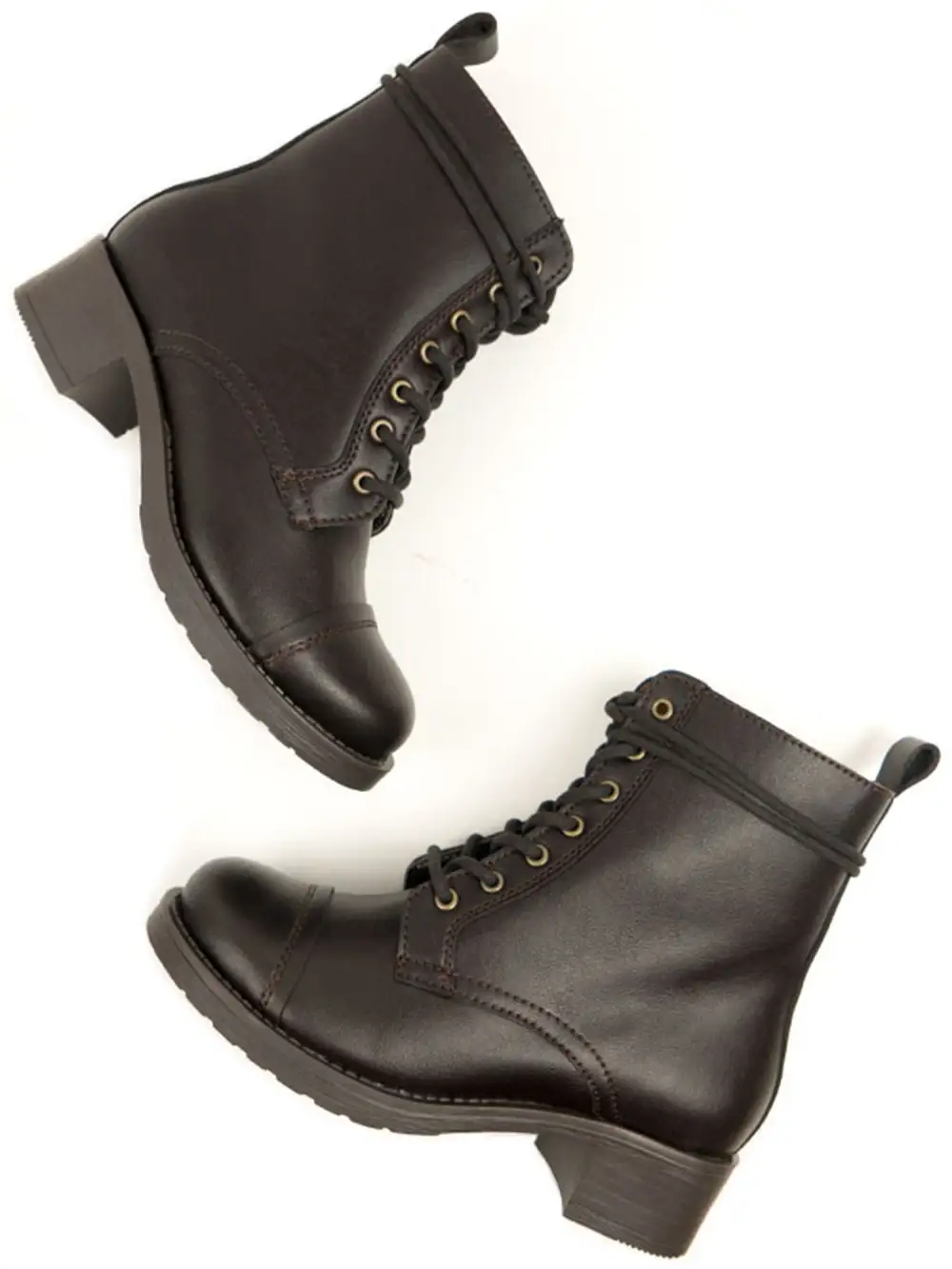 Women's Modern Utility Water Resistant Vegan Leather Everyday Boots