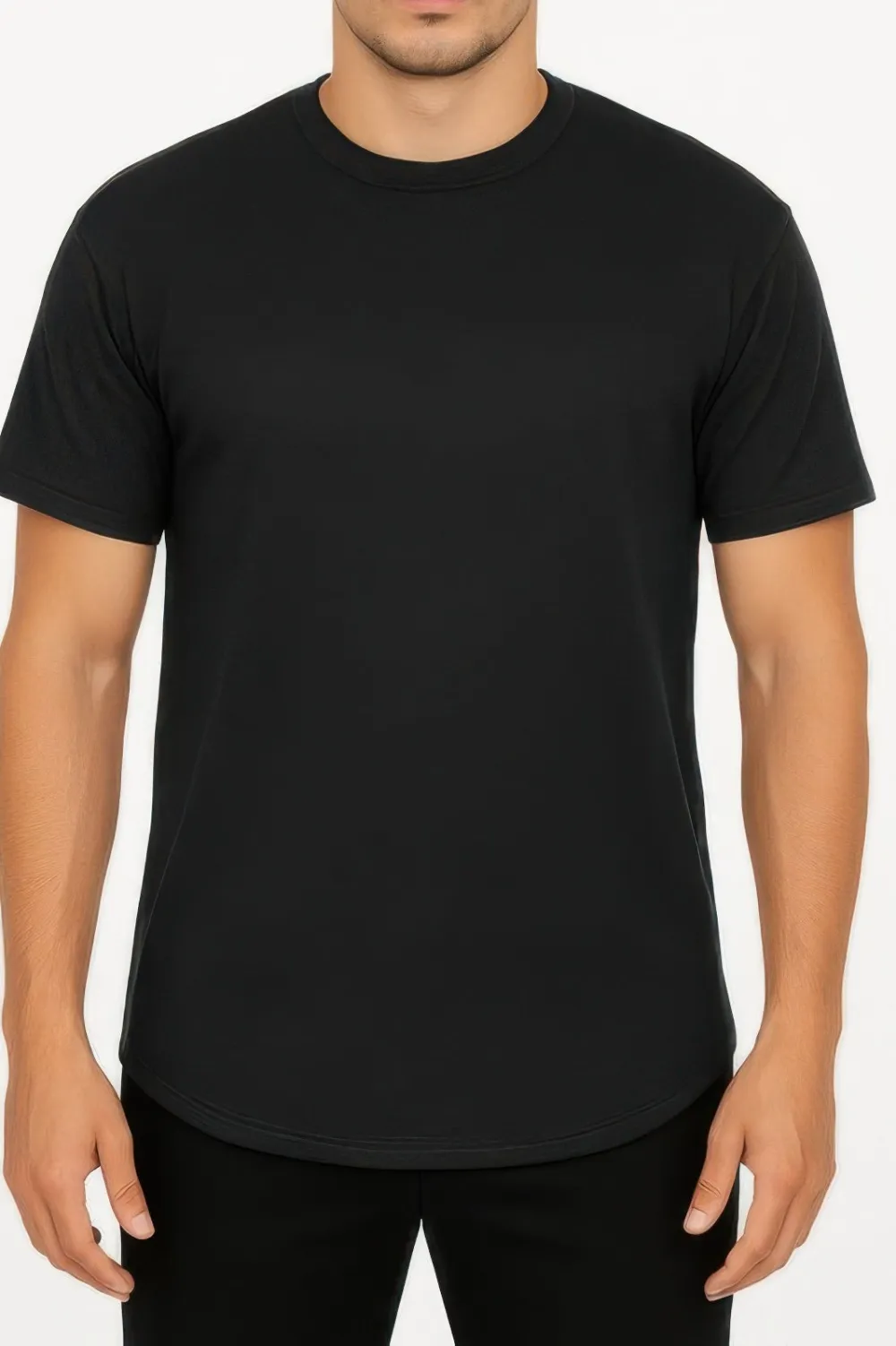 Curved Athletic Sports T-Shirt