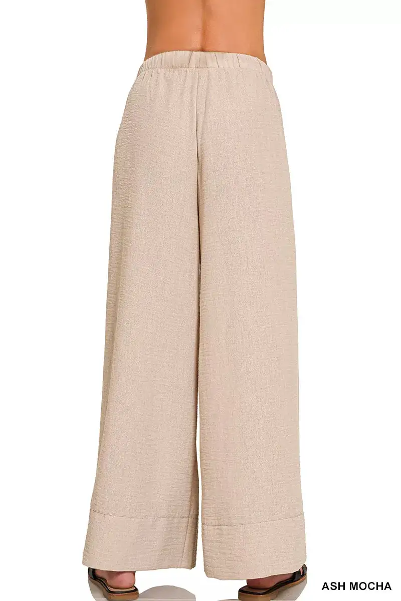 Woven Airflow Drawstring Pants