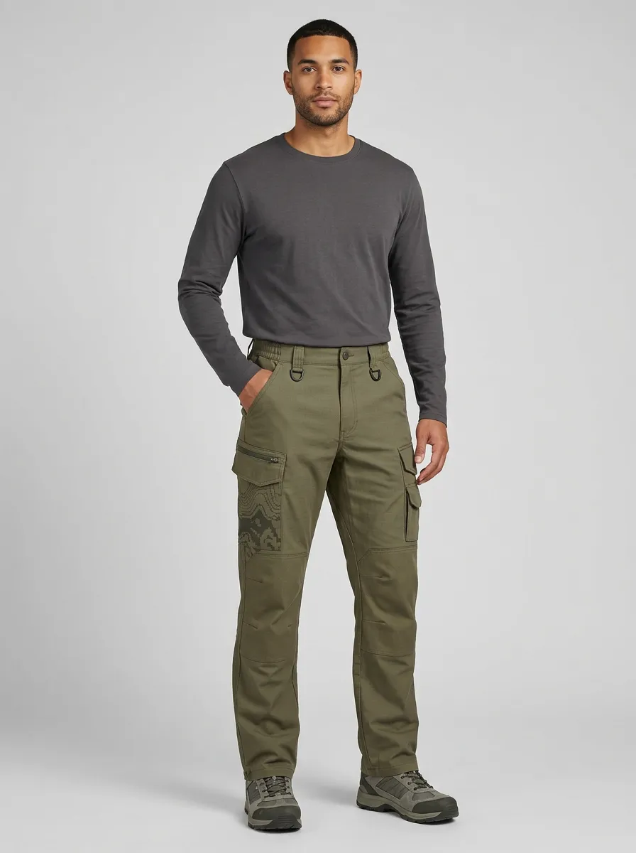 Unisex Navigation Topographic Tactical Work Pants