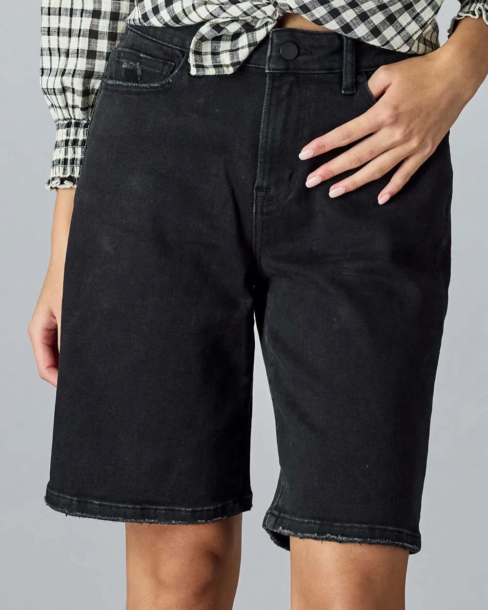 High Rise Wide Leg Short