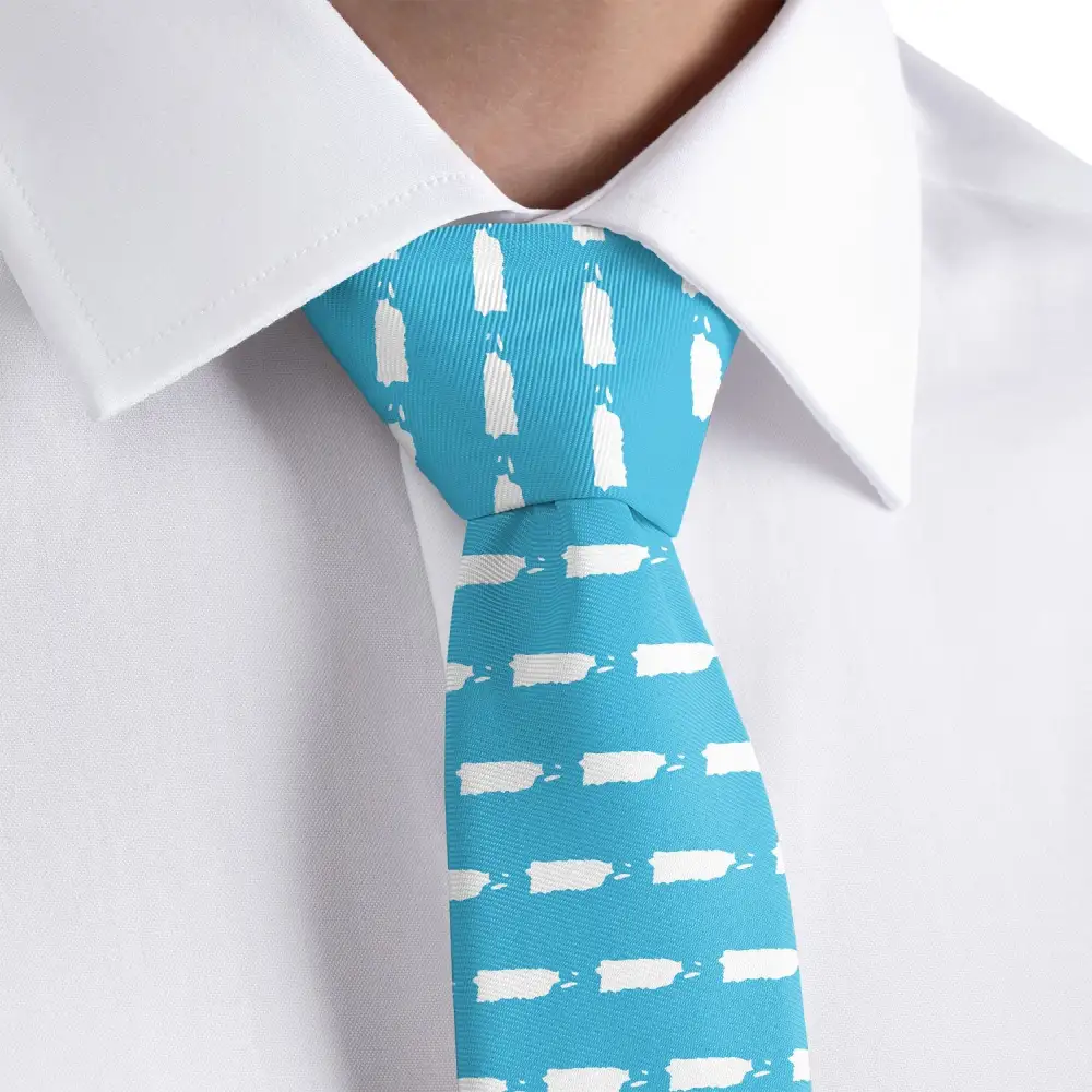 Outline Pattern Necktie