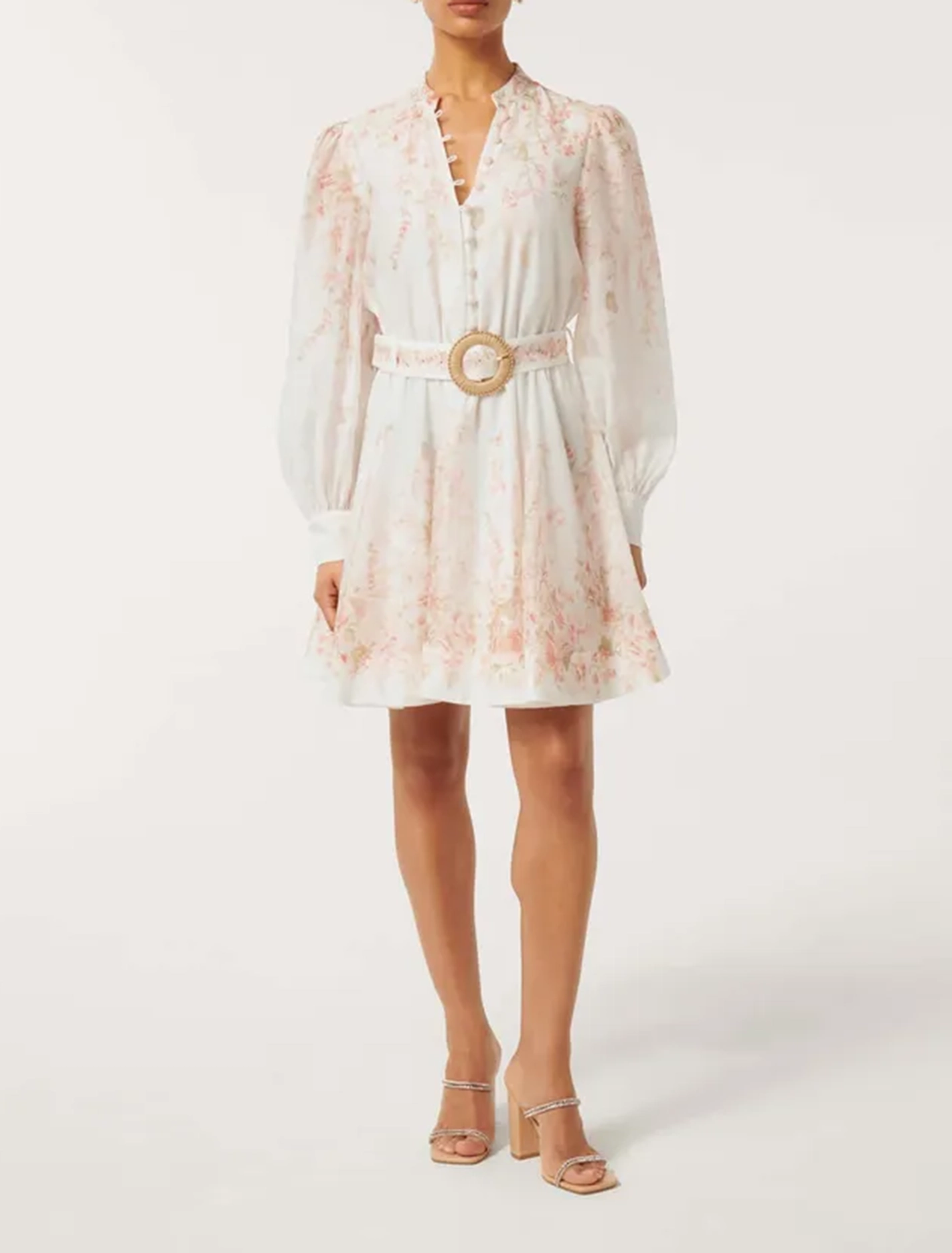 Petite Printed Mini Dress