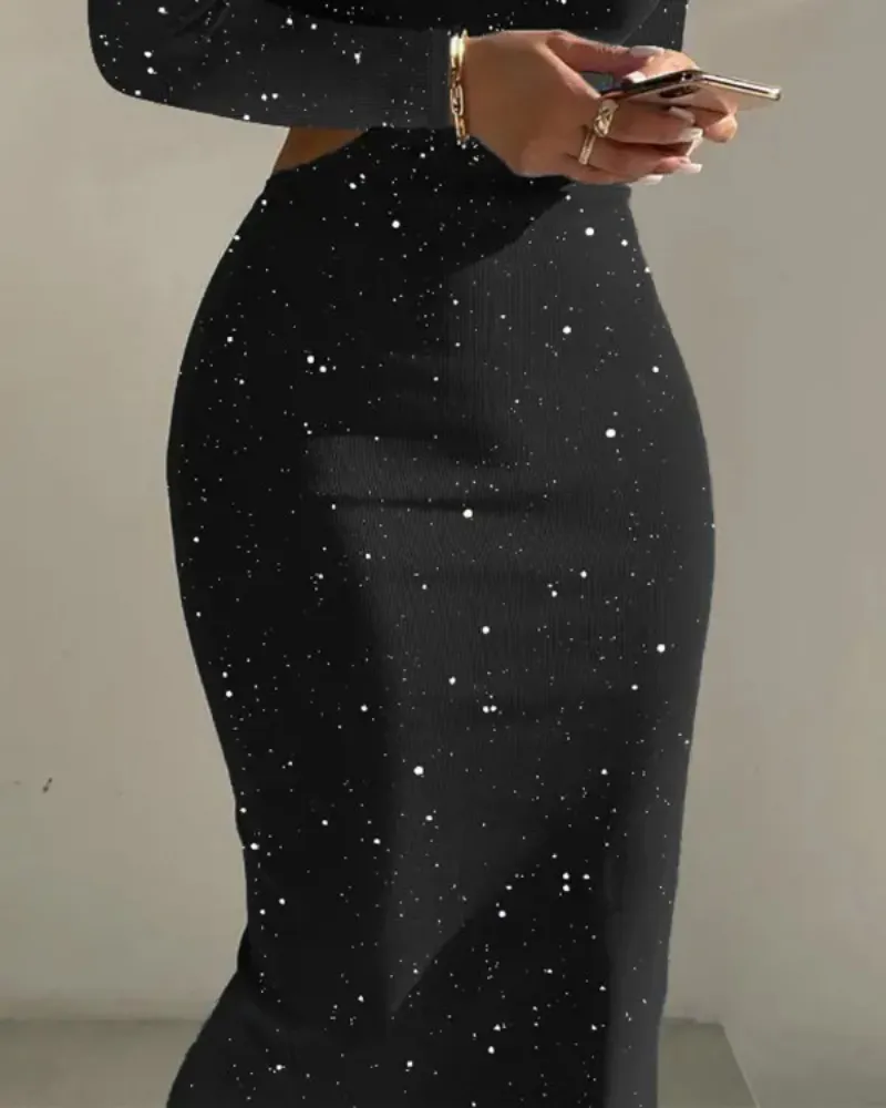 Lace Off Shoulder Cutout Bodycon Dress