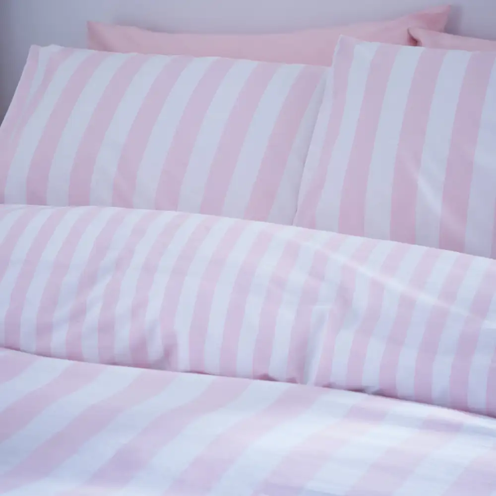 Balanced Bedroom Stripe Cotton Duvet Cover Set