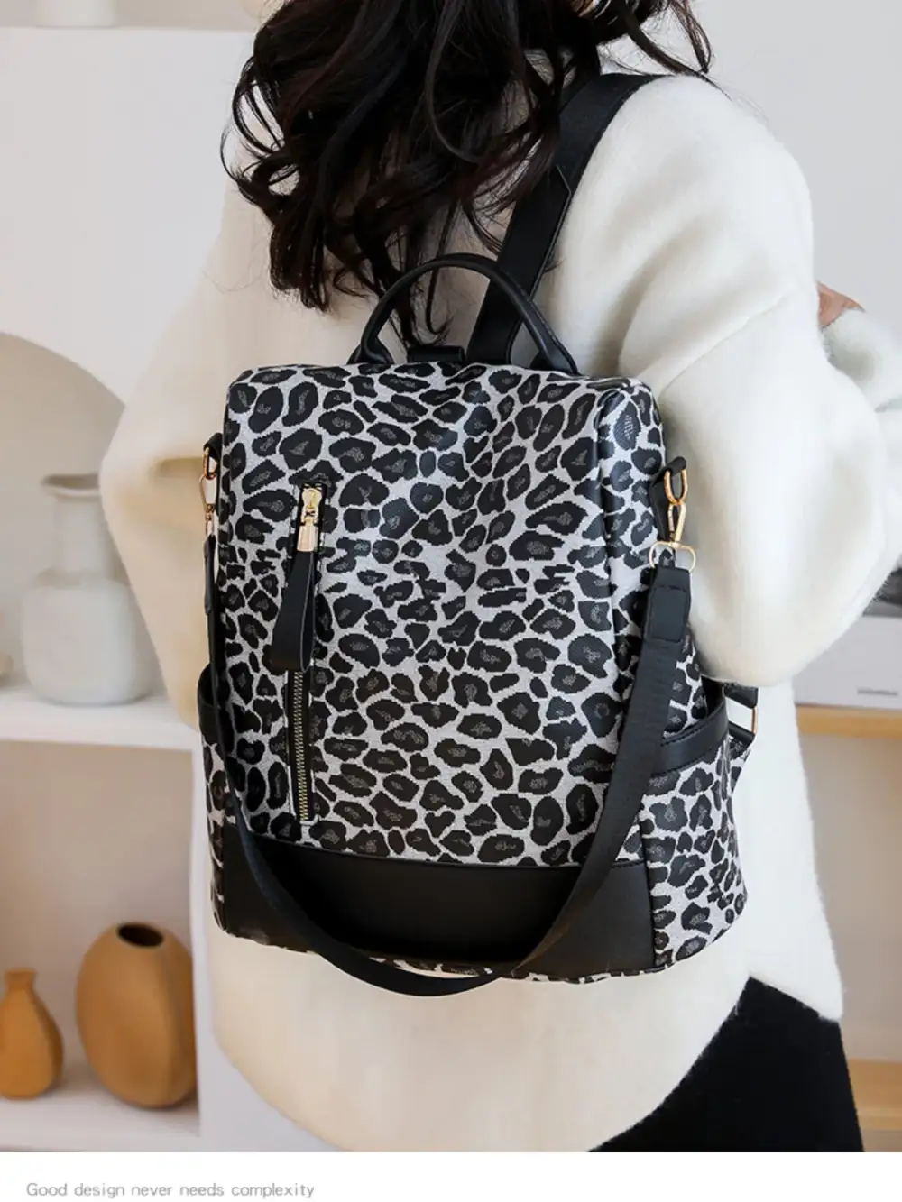 Leopard Print Everyday Backpack