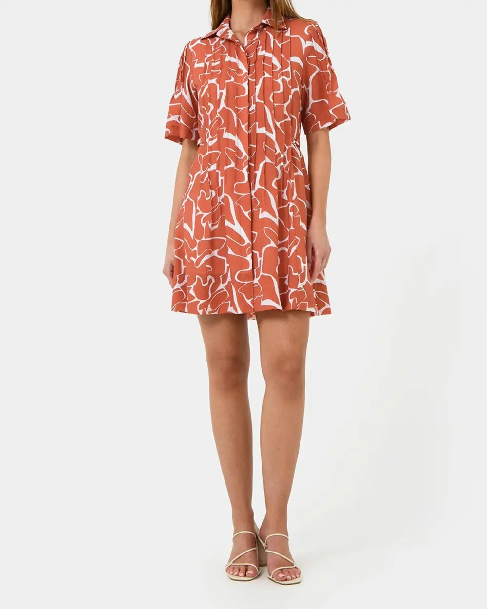 Relaxed Style Sunshine Pleated Dress