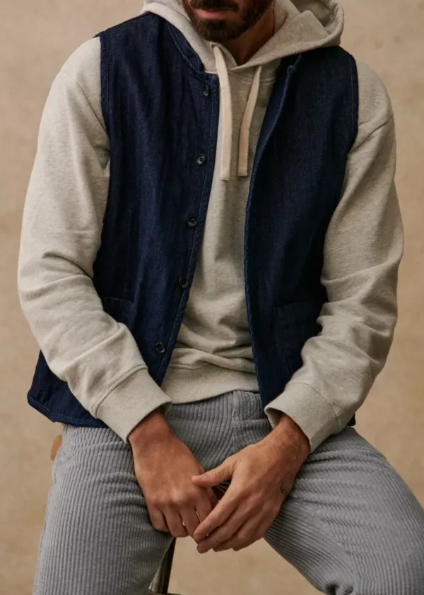 Daily Cardigan Denim