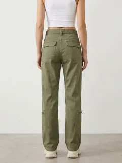 Movement Geometric Pattern Utility Style Set Women's Multi Pocket Cargo Pants