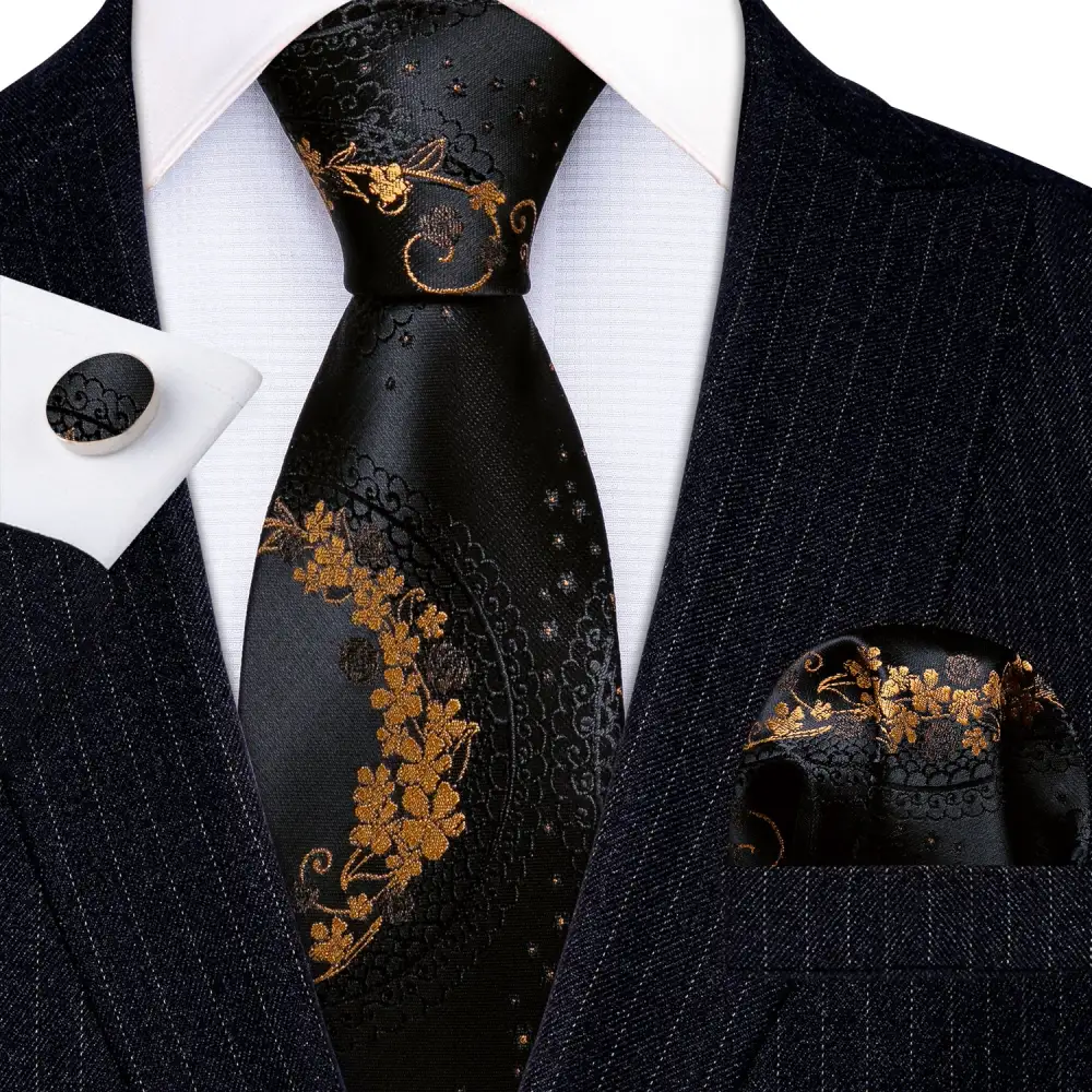 Heritage Floral Silk Necktie Set