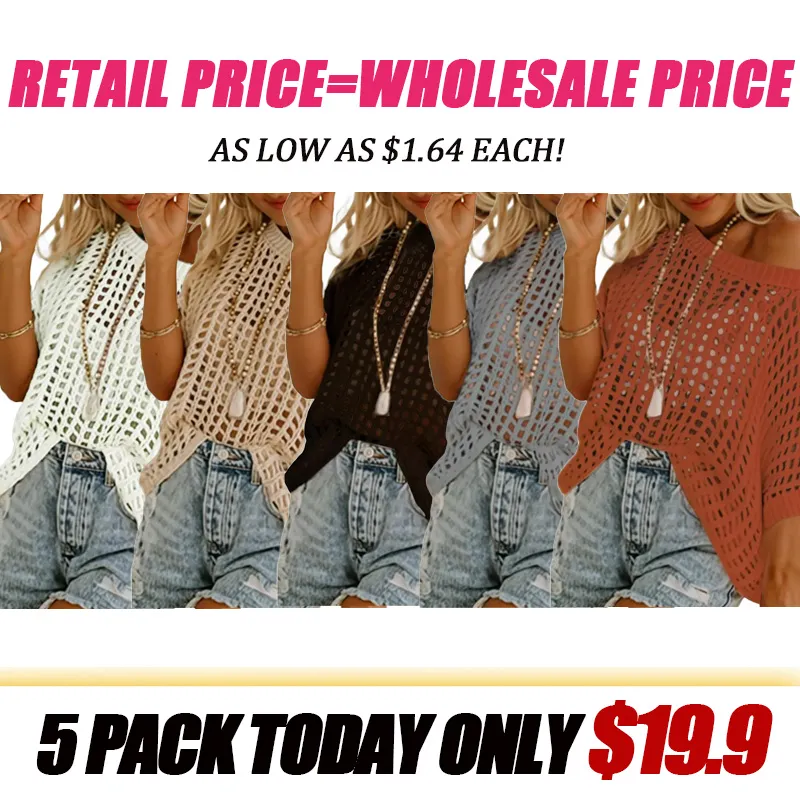 Women's Summer Crew Neck Short Sleeve Top