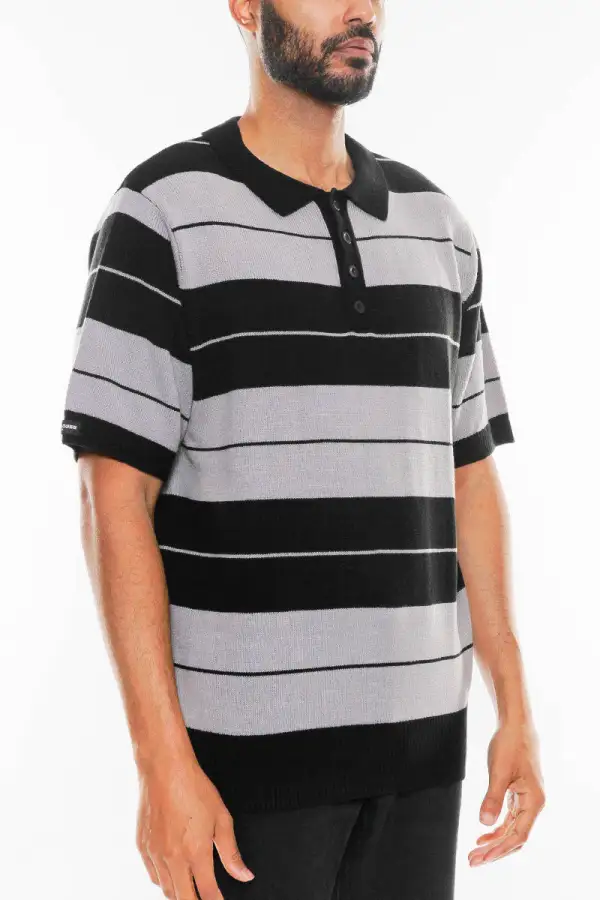Side Striped Polo Shirt